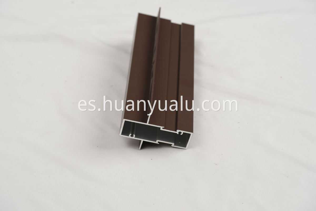 Spray painted door and window profiles